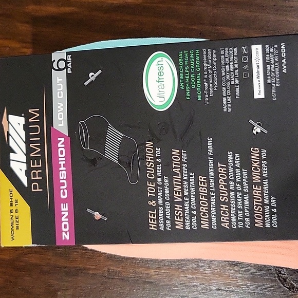 Socks - Pack of 6 - Low Cut - Size 9-12 - Picture 3 of 8